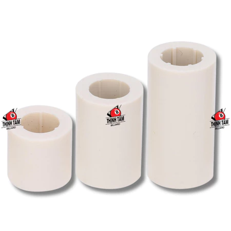 Set 5 Phíp Nhựa Đầu Gậy Bida - Phíp Đầu Cơ Bi-A 12MM 13MM Có Rãnh Trong Loại Tốt [ TTBD ]