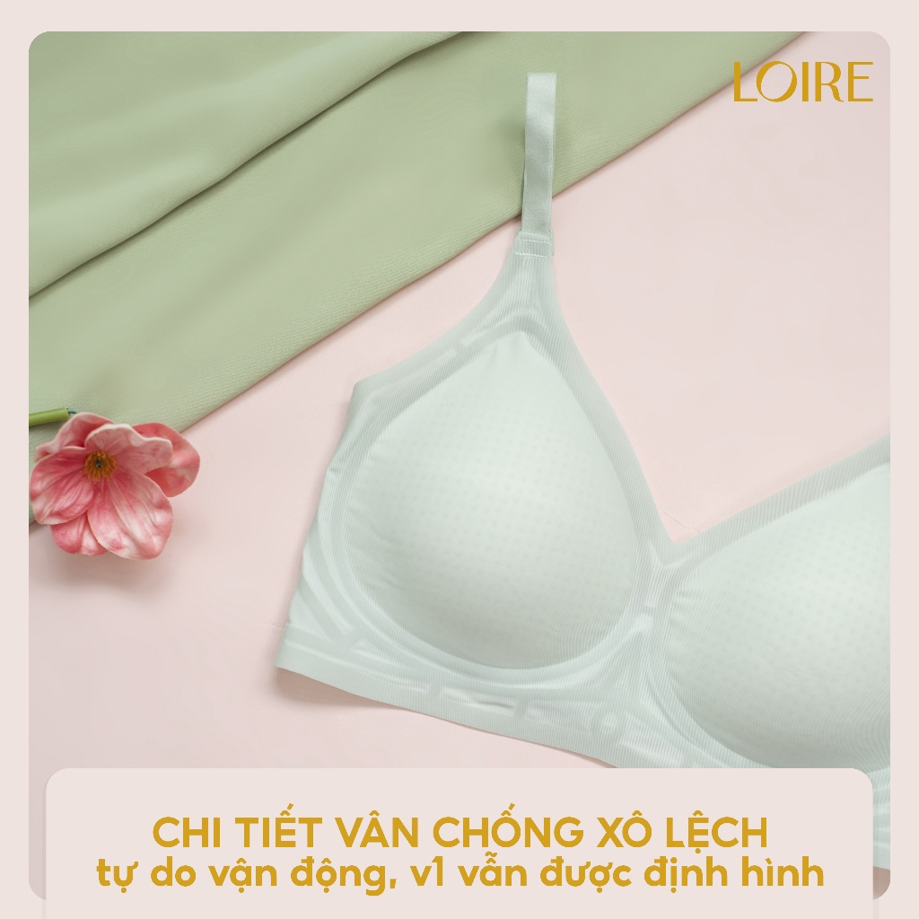 Áo Lót Không Gọng Đệm Mỏng Su Đúc Mát Lạnh Loirechic BRDE155