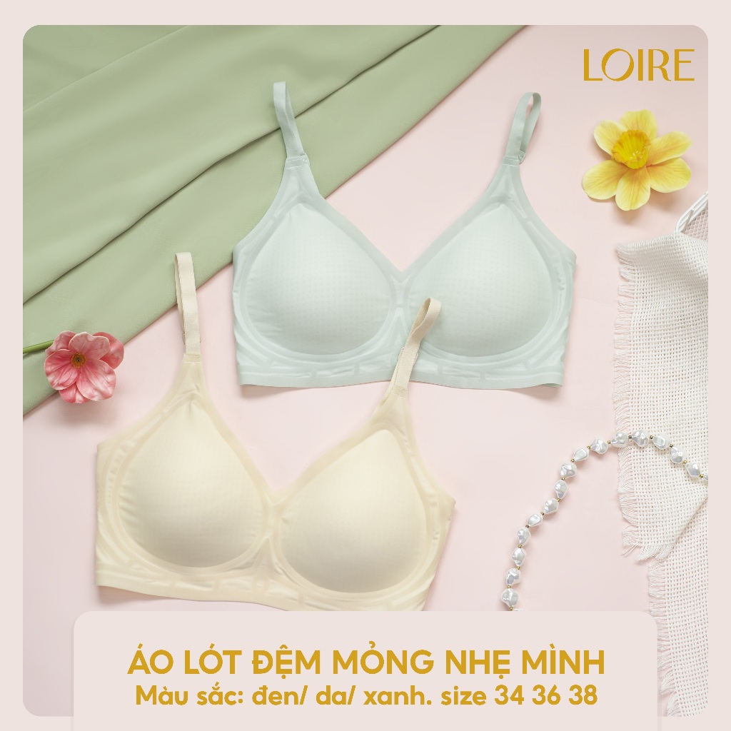 Áo Lót Không Gọng Đệm Mỏng Su Đúc Mát Lạnh Loirechic BRDE155