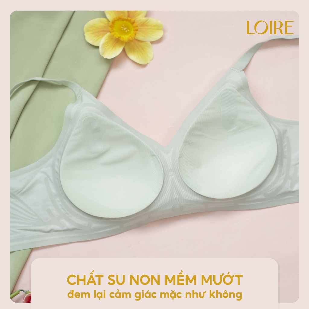 Áo Lót Không Gọng Đệm Mỏng Su Đúc Mát Lạnh Loirechic BRDE155