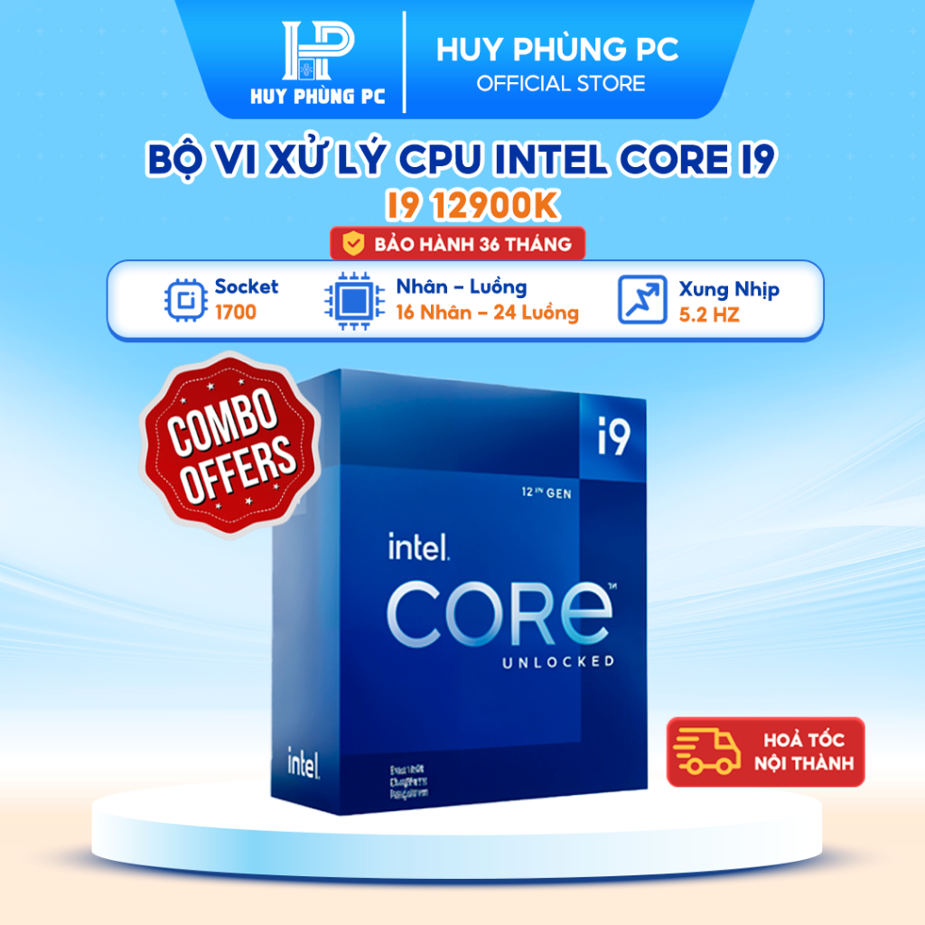 COMBO | 3x CPU Intel Core i9-12900K | Bảo hành 36 Tháng | Shopee Việt Nam