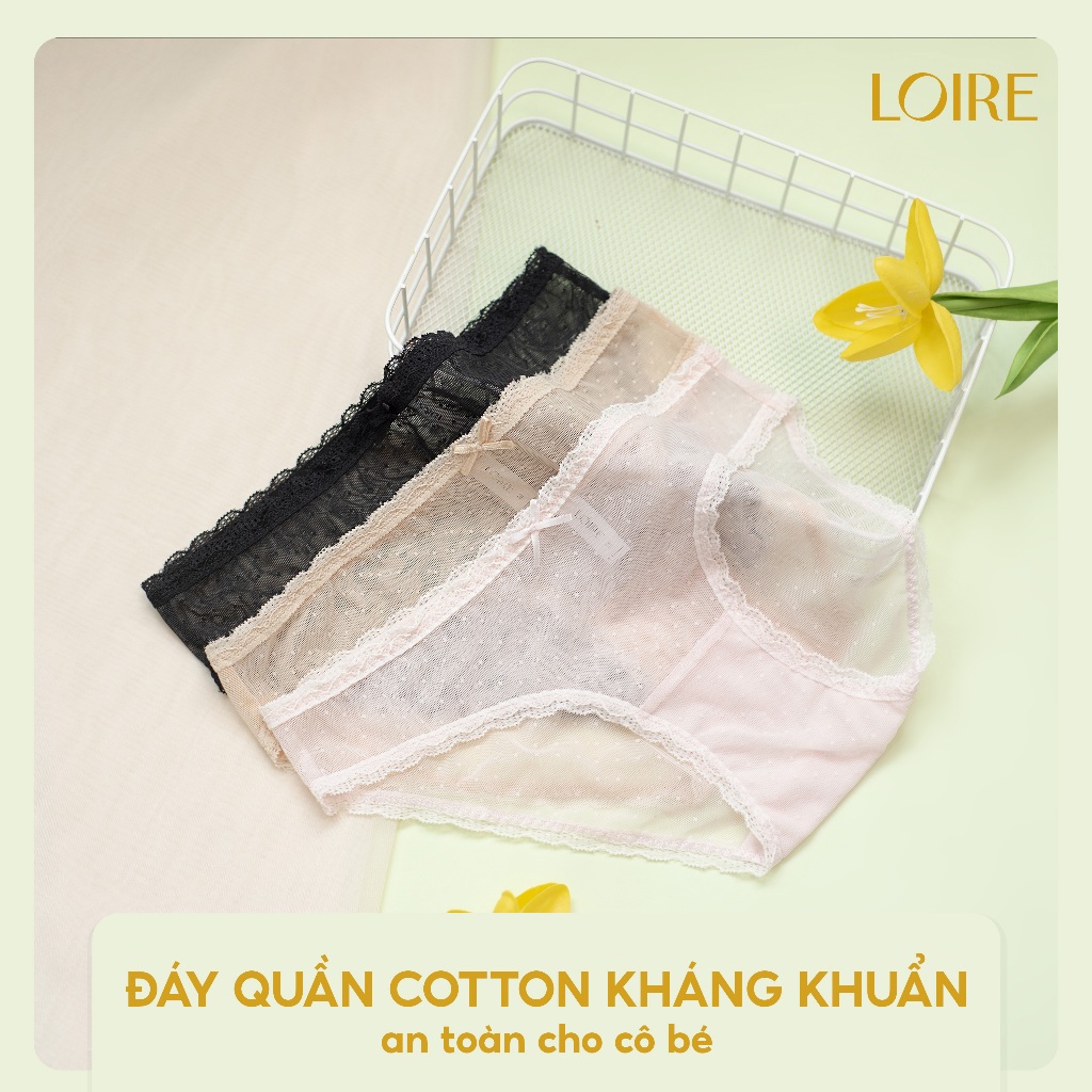 Ảnh Quần Lót Ren Mỏng Mát Loirechic QLBK30 4