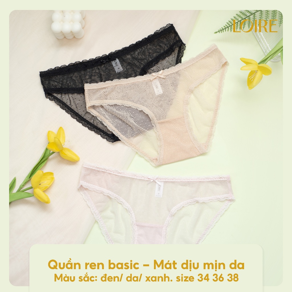 Ảnh Quần Lót Ren Mỏng Mát Loirechic QLBK30 1