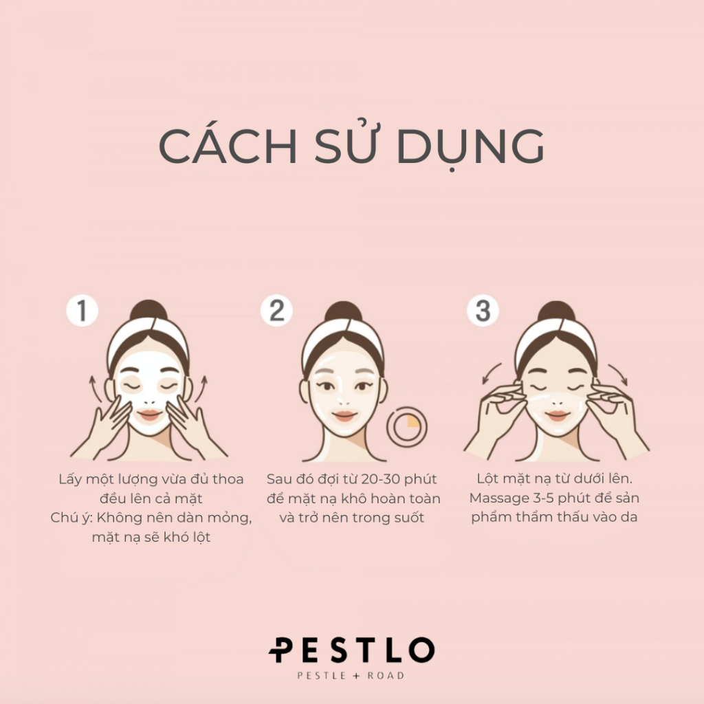 Mặt nạ lột PESTLO T3 Baby Collagen Glow Mask