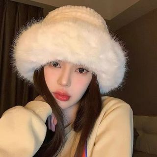 Mũ Lông Mùa Đông Cho Nữ Phong Cách Hàn Quốc MEILI STORE
