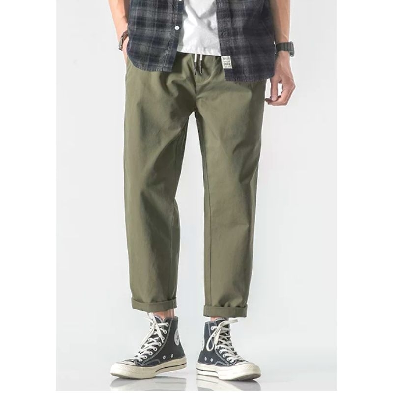 XẢ HÀNG - Quần Baggy Bigsize Kaki Thun Lạnh Co Giãn Thời Trang - MÃ 20