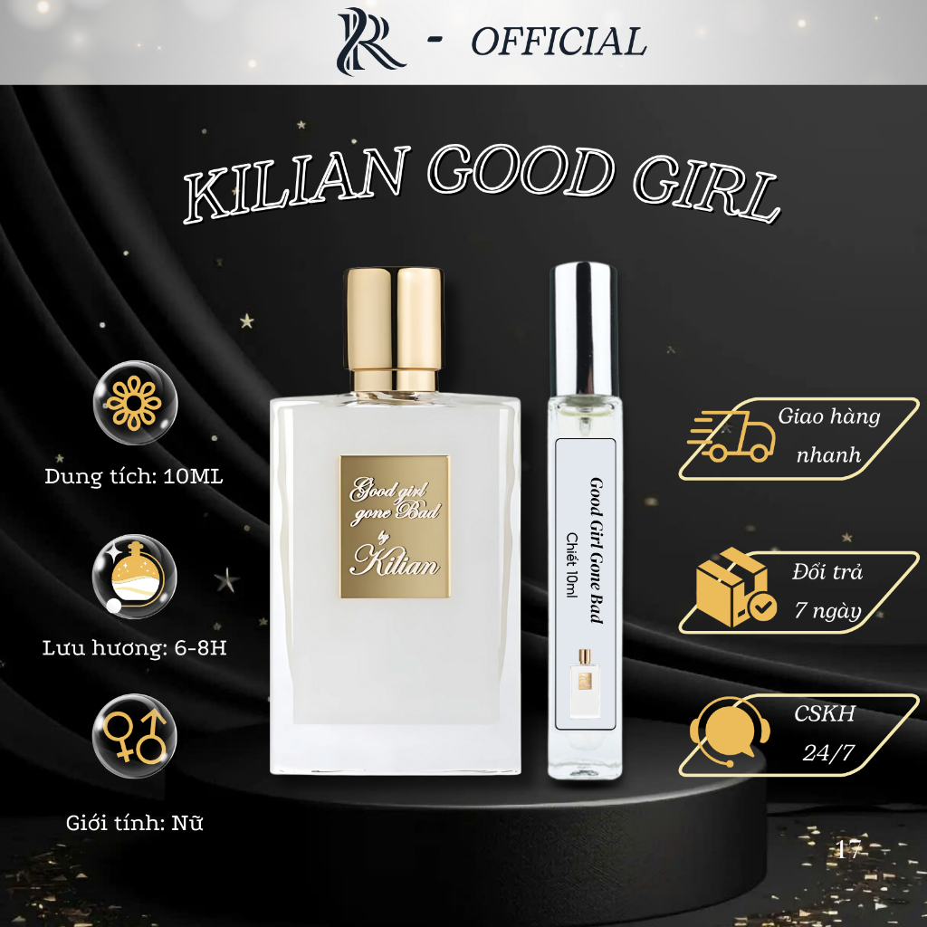 Nước hoa nữ Kilian Good Girl Gone Bad ( rắn trắng ) mẫu thử chính hãng ...