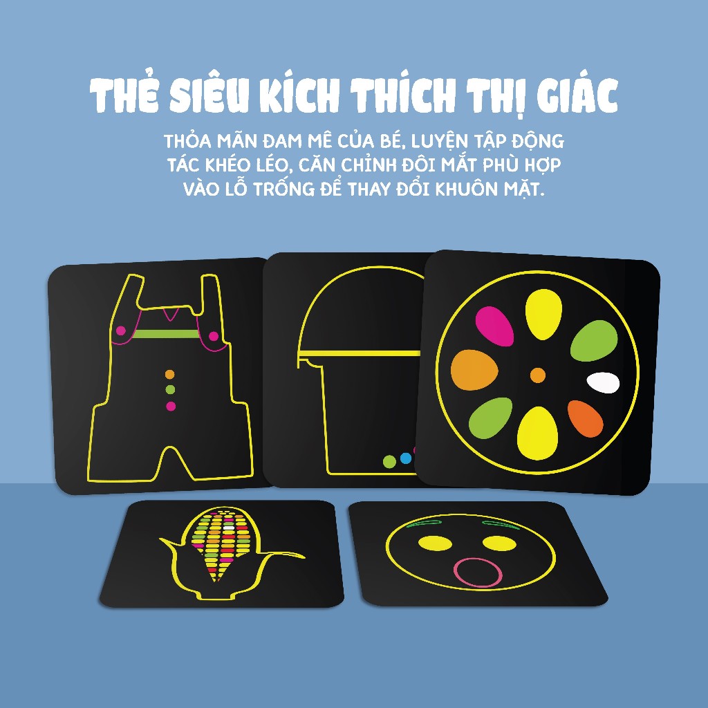 Sách - Thẻ Siêu Kích Thích Thị Giác Cho Trẻ Sơ Sinh - Thẻ Chi Tiết Màu