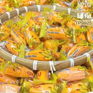 500grKẹo dẻo Bắp Việt,món ăn đặc sản tuổi thơ,làm từ nguyên liệu sạch,đường kính trắng,mạch nha,hương nếp,dẻo thơm ngon.