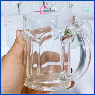 Bộ 6 Ly Cốc Thủy Tinh 332 Uống Bia Có Quai 355ML PCD10004 - Phương Trang