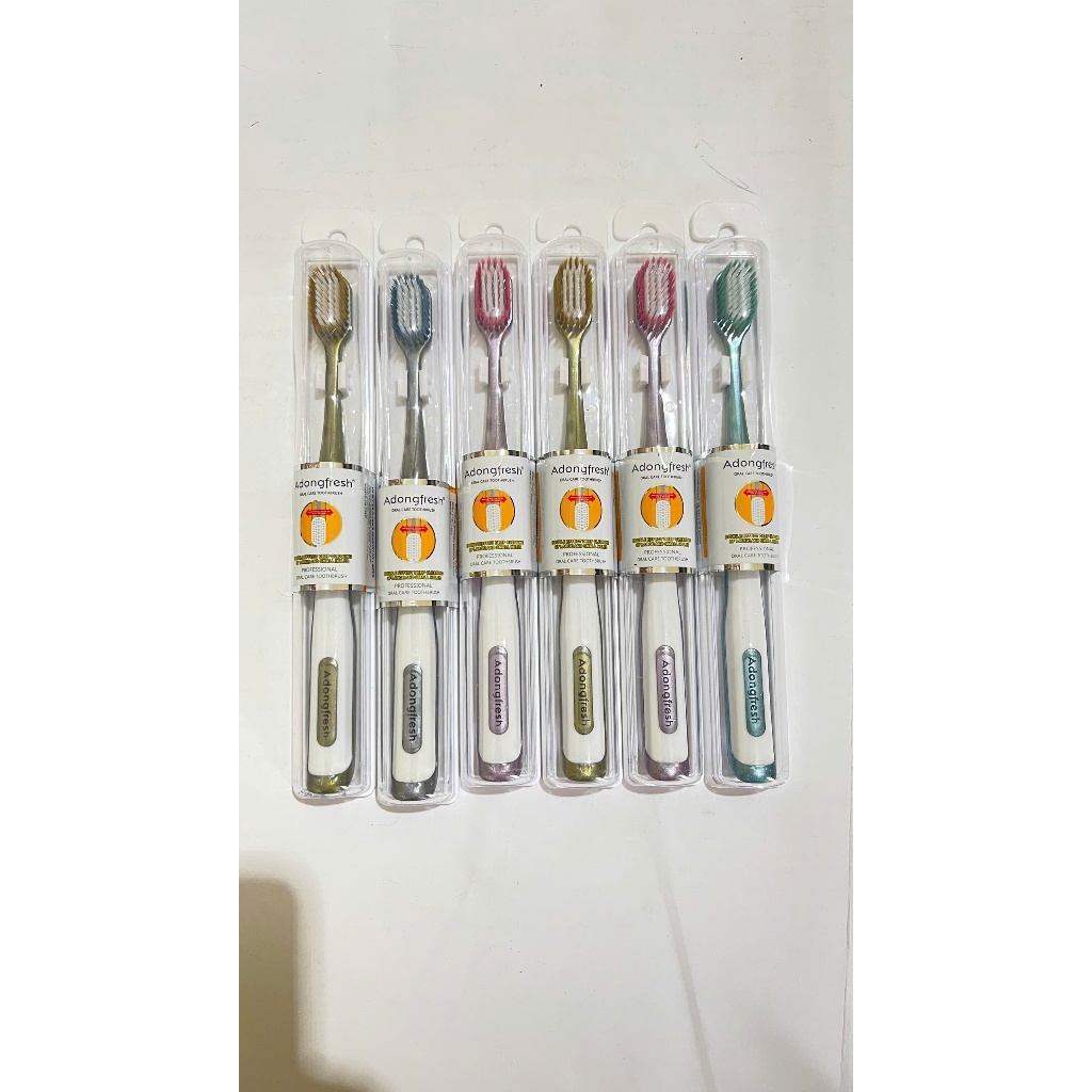 Hộp 30 Bàn chải Adongfresh lông mềm kèm hộp nhựa tiện lợi MSP 822