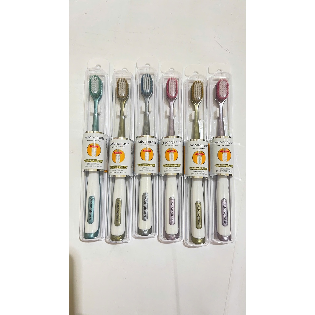 Hộp 30 Bàn chải Adongfresh lông mềm kèm hộp nhựa tiện lợi MSP 822