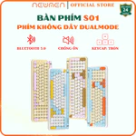 Newmen S01 - Bàn phím máy tính không dây Dual mode Newmen S01 kết nối bluetooth & 2.4gh- Hàng chính hãng, bảo hành 24 — ảnh 1