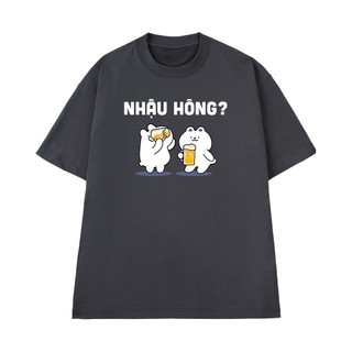 Áo Thun Local Brand NGỐ TEE Nhậu Hông Form Unisex Chất Vải Cotton 100 Thoáng Mát Mềm Mịn