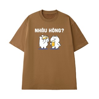 Áo Thun Local Brand NGỐ TEE Nhậu Hông Form Unisex Chất Vải Cotton 100 Thoáng Mát Mềm Mịn