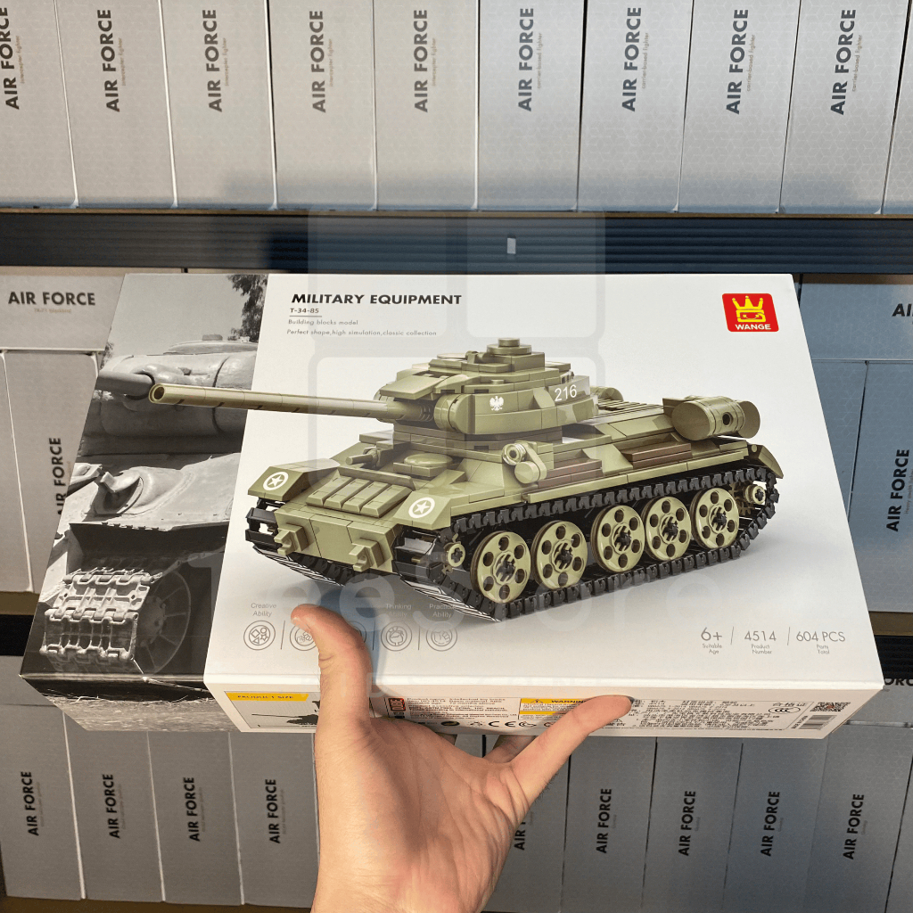 [WANGE Military] Mô hình lắp ráp xe tăng 604-673 chi tiết - Đồ chơi lắp ráp tank chiến đấu