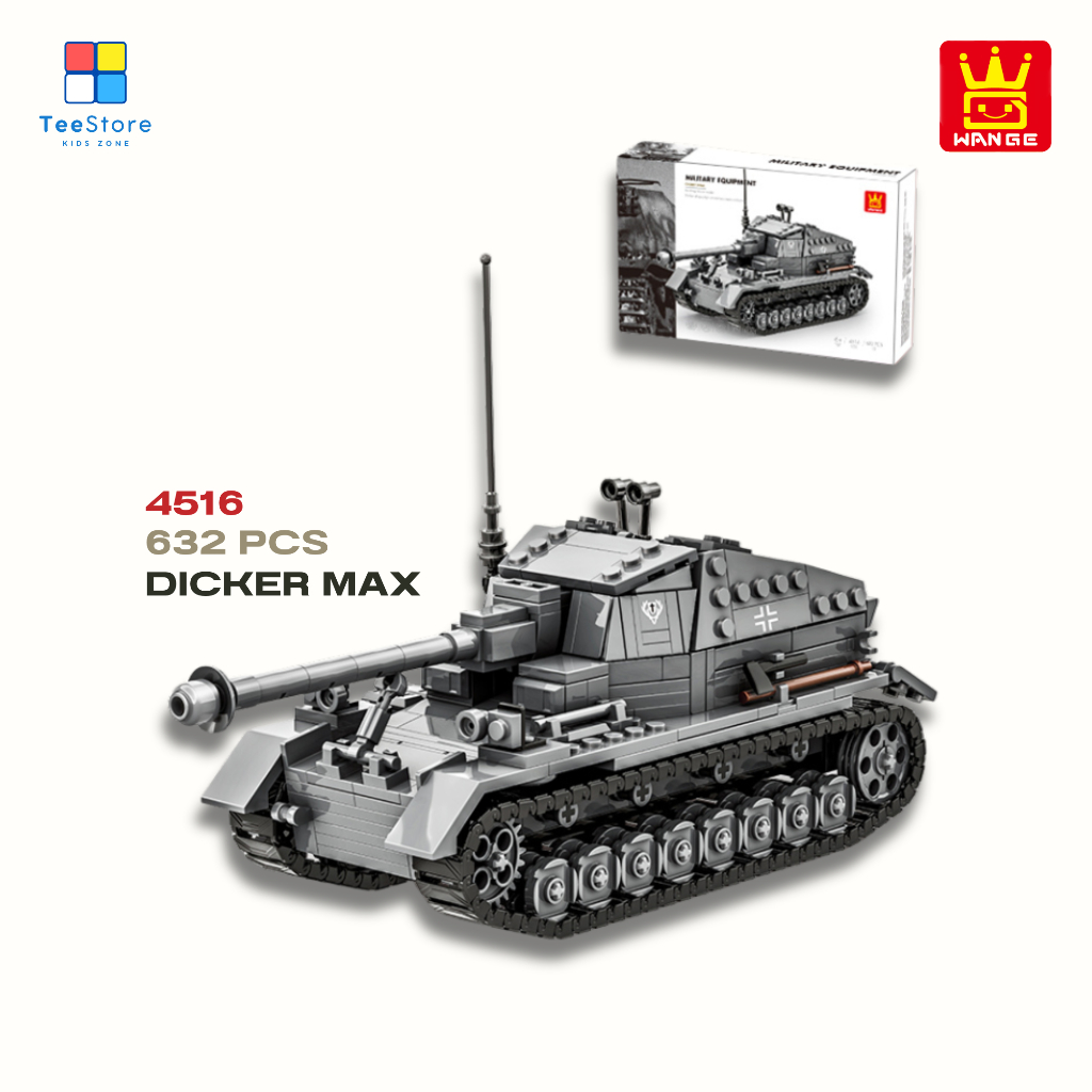 [WANGE Military] Mô hình lắp ráp xe tăng 604-673 chi tiết - Đồ chơi lắp ráp tank chiến đấu