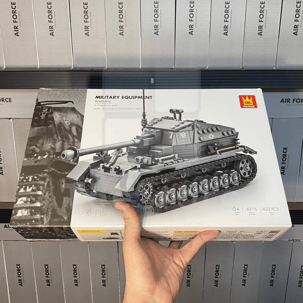 [WANGE Military] Mô hình lắp ráp xe tăng 604-673 chi tiết - Đồ chơi lắp ráp tank chiến đấu
