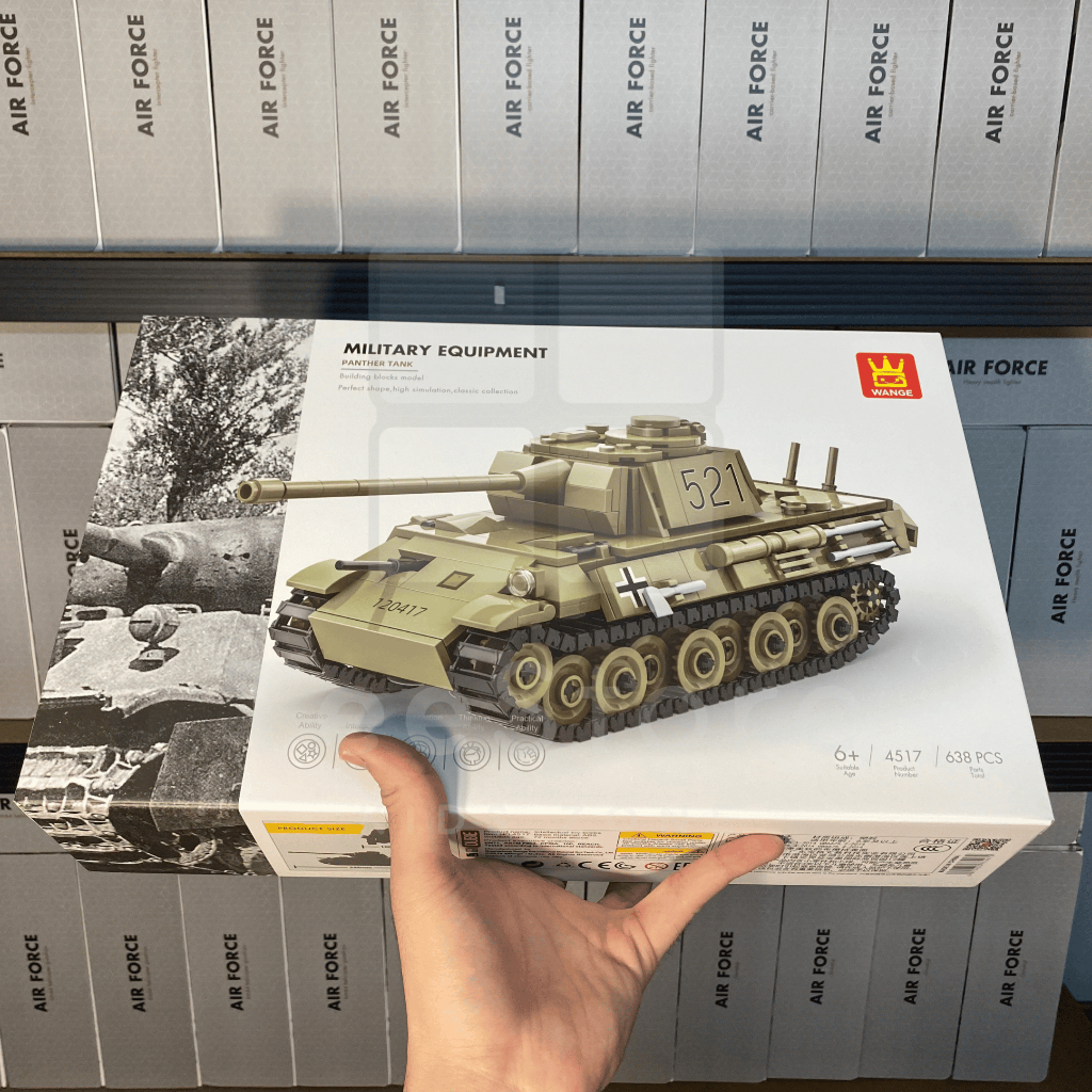 [WANGE Military] Mô hình lắp ráp xe tăng 604-673 chi tiết - Đồ chơi lắp ráp tank chiến đấu