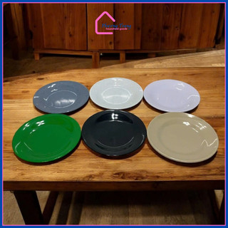 Bộ 10 Đĩa Cạn Nhựa Melamine Nhiều Size 15–25cm – Đĩa Nhựa Ăn Uống Gia Đình, Hàng Quán – Phương Trang