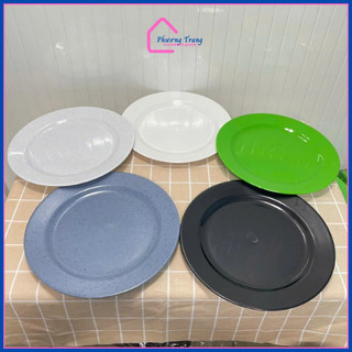 Bộ 10 Đĩa Cạn Nhựa Melamine Nhiều Size 15–25cm – Đĩa Nhựa Ăn Uống Gia Đình, Hàng Quán – Phương Trang