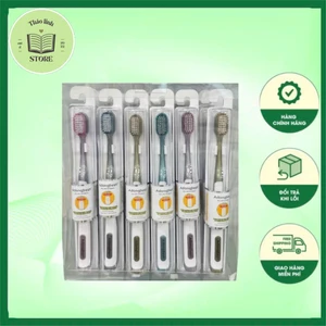 Hộp 30 Bàn chải Adongfresh lông mềm kèm hộp nhựa tiện lợi MSP 822