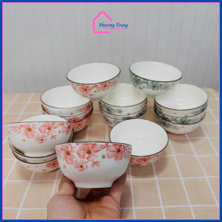 10 CHÉN NHỎ SỨ BÔNG 4D ( ĐỰNG CHÈ, NƯỚC TƯƠNG, NƯỚC MẮM) - 8.5CM - Phương Trang