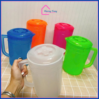 Ca nhựa nhiều màu nhựa PP dùng đựng nước trà đá nhiều size 1200ml-1600ml-2000ml-2500ml - CA NẮP NHỰA - Phương Trang