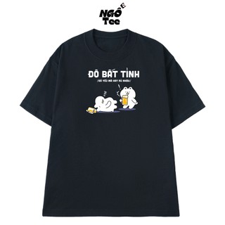 Áo Thun Nhậu Hài Hước NGỐ TEE Đô Bất Tỉnh Form Unisex Chất Vải Cotton 100 Cao Cấp Thoáng Mát