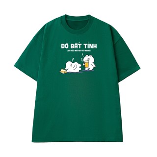 Áo Thun Nhậu Hài Hước NGỐ TEE Đô Bất Tỉnh Form Unisex Chất Vải Cotton 100 Cao Cấp Thoáng Mát