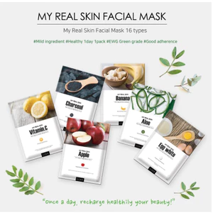 Mặt nạ dưỡng da,dưỡng trắng, cấp ẩm, mờ thâm,se khít lỗ chân lông COSW My Real Skin Facial Mask Hàn Quốc