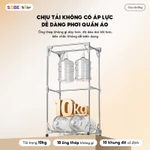 Tủ Sấy Quần Áo Bear Tủ Vải Máy Sấy Sưởi Gấp Gọn 2 Tầng 475L Sấy Khô Nhanh Công Suất 1200W Diệt Khuẩn Hẹn Giờ HGJ-D12D5 — ảnh 4