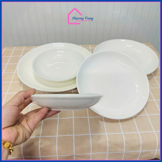Đĩa ảo sâu sứ trắng 15cm, 18cm ,20cm, 22cm - Phương Trang