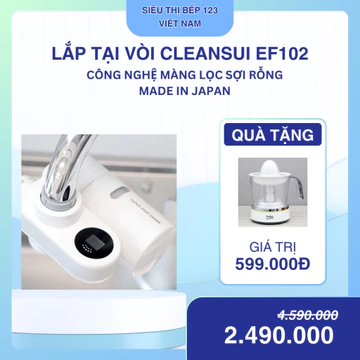 Máy lọc nước tại vòi Mitsubishi Cleansui EF102 - Sản xuất tại Nhật Bản - Hàng chính hãng
