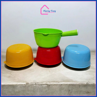 Gáo múc nước, gáo nhựa (ca nhựa múc nước) màu đỏ, lá, dương, vàng, đủ kích cỡ nhựa dày dặn - Phương Trang