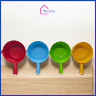 Gáo múc nước, gáo nhựa (ca nhựa múc nước) màu đỏ, lá, dương, vàng, đủ kích cỡ nhựa dày dặn - Phương Trang