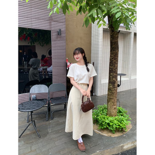 Chân váy kẻ form A dáng dài Ma Vie