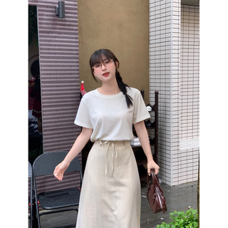 Chân váy kẻ form A dáng dài Ma Vie