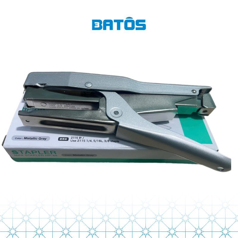 Dập ghim dạng kìm MAX HP-88 - Ghim tới 30 tờ/ lần, bấm tốt trên nhiều chất liệu giấy, da, vải ...