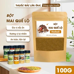 Bột mai quế lộ 100g, rang thơm nghiền mịn, chuẩn vị, dùng làm lạp xưởng, bánh, ướp thịt, đồ nướng