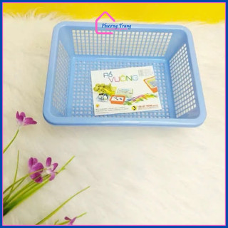 Rổ nhựa vuông/ rổ chữ nhật nhiều size WinHome đựng đồ đa năng/ sắp xếp nhà cửa/ trưng bày - Phương Trang