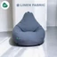 Ghế Lười Hạt Xốp Chất Liệu Vải LINEN Dệt Từ Sợi Tự Nhiên Thoáng Mát Size XL/L/M - 3IIGLHXLINE111824