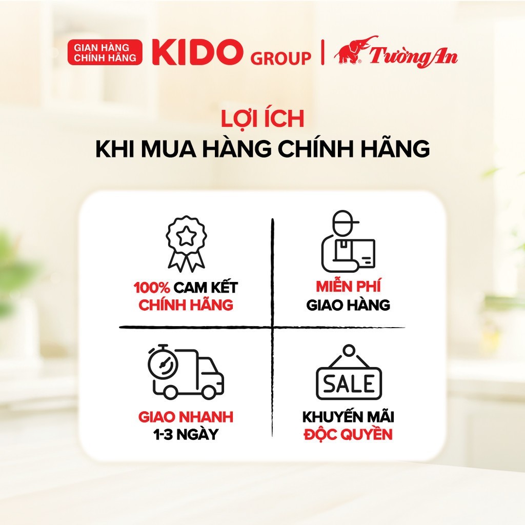 [MUA 10L TẶNG 2L] Dầu Đậu Nành Tường An Premium 1L