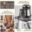 Máy xay thịt Bear QSJ-C04H5 cối inox CAO CẤP 2.5L, 2 Bộ dao, động cơ 350W êm ái, máy xay đa nang, xay rau củ quả