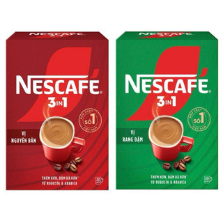 Hộp Cà Phê Nescafe 3in1 hộp vị nguyên bản ( 18 gói )