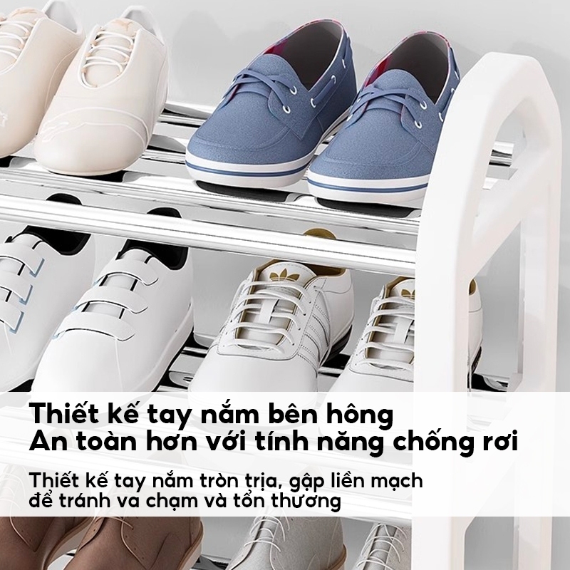 𝐎𝐥𝐢𝐟𝐞 Kệ Giày Dép Tiết Kiệm Không Gian Kệ Để Giày Dép 3~5 Tầng Kệ Giày Chịu Tải Mạnh