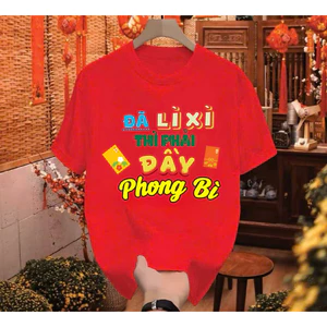 Áo Thun TẾT Unisex Đã Lì Xì Đầy Phong Bì , Áo Phông Nam Nữ Form Rộng Tay Lỡ Chất Thun Mềm Mịn