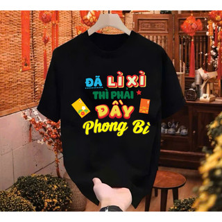[MỚI] Áo Thun TẾT Unisex Đã Lì Xì Đầy Phong Bì , Áo Phông Nam Nữ Form Rộng Tay Lỡ Chất Thun Mềm Mịn