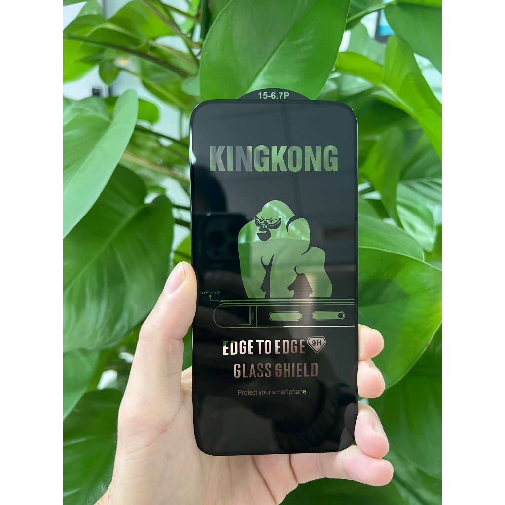 Ảnh Kính cường lực KINGKONG KK-69 hạn chế vân tay, chống vỡ hoàn hảo iphone 11 12 13 14 15 16 pro promax 4