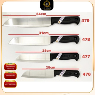Dao thái lan kiwi cán đen cao cấp đủ size, dao thái thit đa năng siêu sắc bén tiên dụng chính hãng - Bếp Của Hà